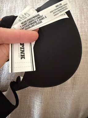 PINK by Victoria's Secret Black T-Shirt Bra